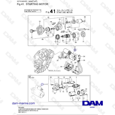 Yanmar 4JH - ARRANQUE DEL...