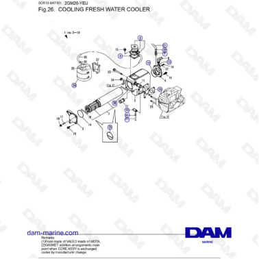 Yanmar 2GM20-YEU -...