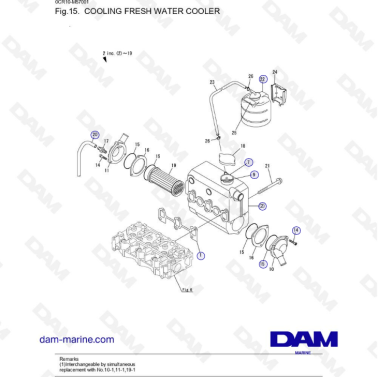 Yanmar 3YM20 - COOLING...