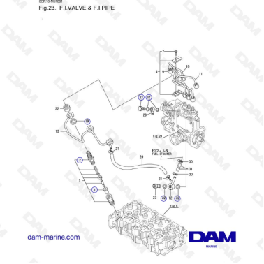 Yanmar 3YM20 - F.I VALVE &...