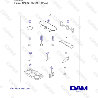 Yanmar 3GM20 - ALL GASKETS