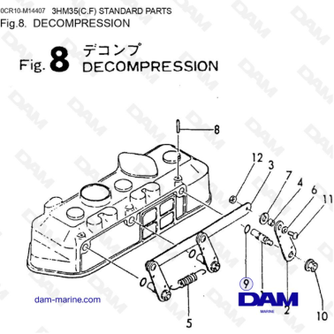 Yanmar 3HM35 - DECOMPRESSION
