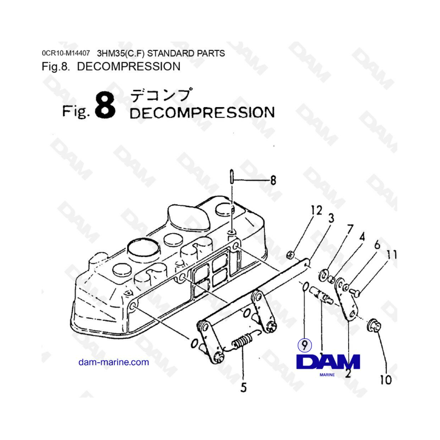 Yanmar 3HM35 - DECOMPRESSION