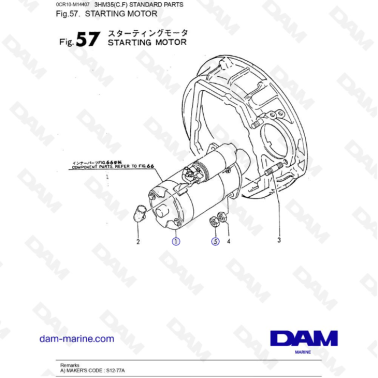 Yanmar 3HM35 - ARRANQUE DEL...