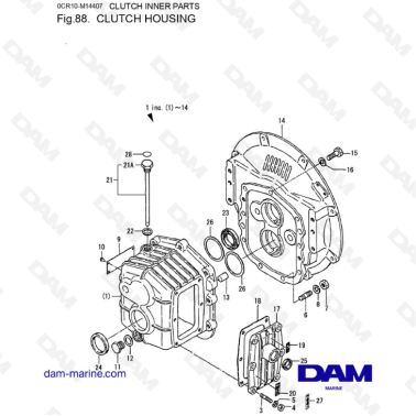 Yanmar 3HM35 - CAJA DEL...