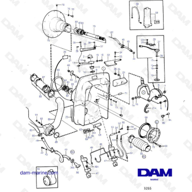 Connecting components VOLVO PENTA 290