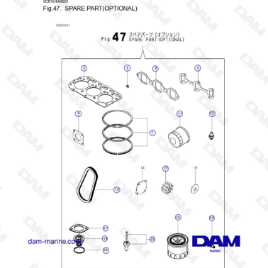 Yanmar 3JH3 - SPARE PART