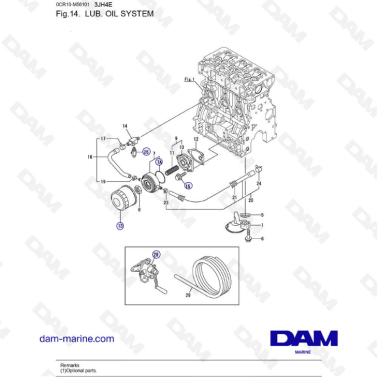 Yanmar 3JH4E - LUBRICANTE....
