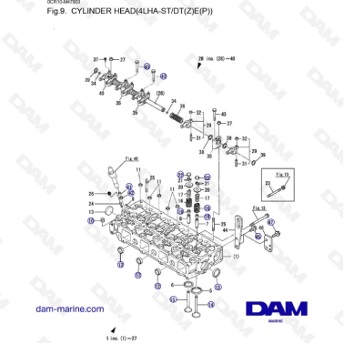 Yanmar 4LHA - CABEZA DE...