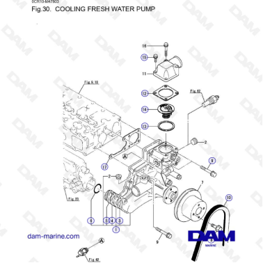 Yanmar 4LHA - BOMBA DE AGUA...