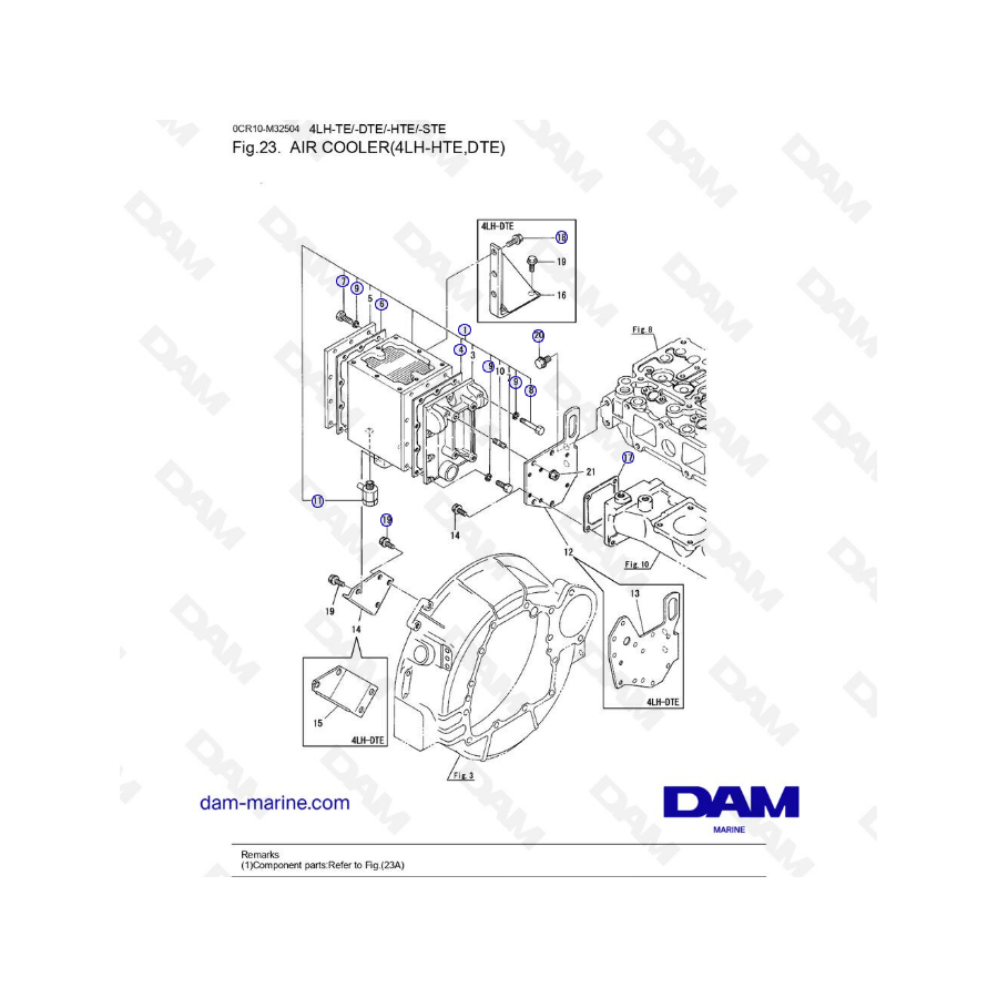 Yanmar 4LH - AIR COOLER