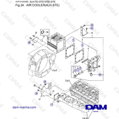 Yanmar 4LH-STE - AIR COOLER
