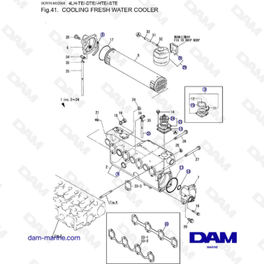 Yanmar 4LH - COOLING FRESH...