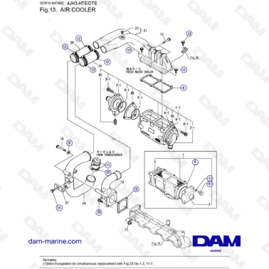 Yanmar 4JH3 - AIR COOLER