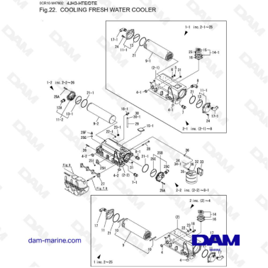Yanmar 4JH3 - ENFRIADOR DE...