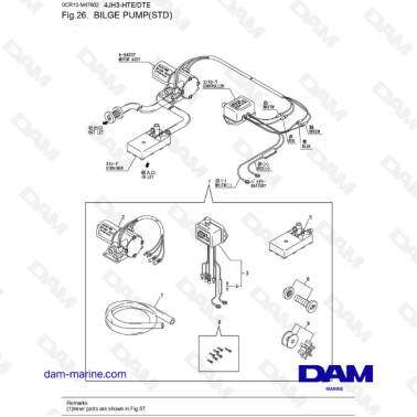 Yanmar 4JH3 - BILGE PUMP