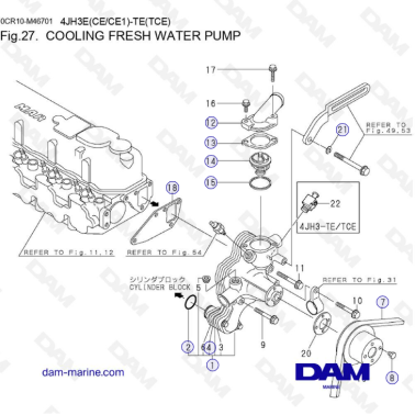 Yanmar 4JH3-E - BOMBA DE...