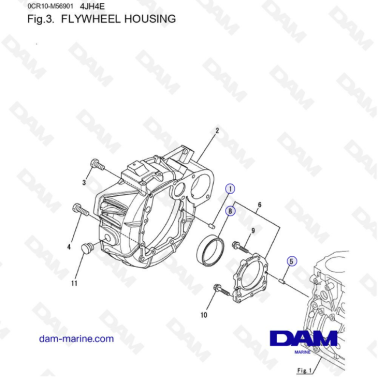 Yanmar 4JH4-E - FLYWHEEL...