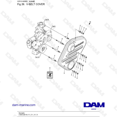 Yanmar 4JH4-E - BELT