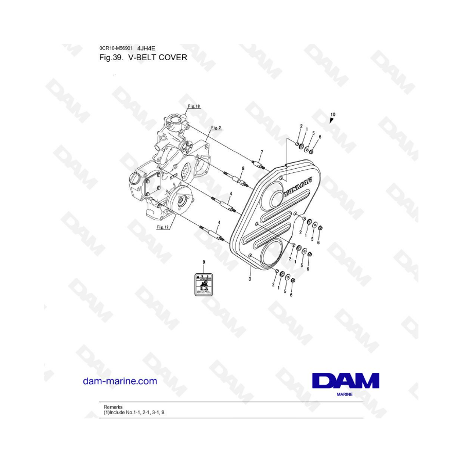 Yanmar 4JH4-E - BELT