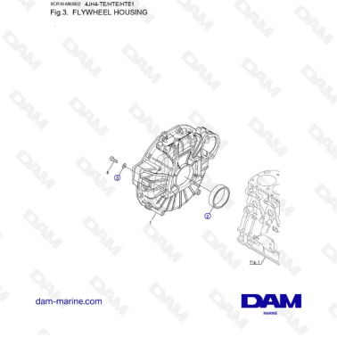 Yanmar 4JH4-HTE - CARCASA...