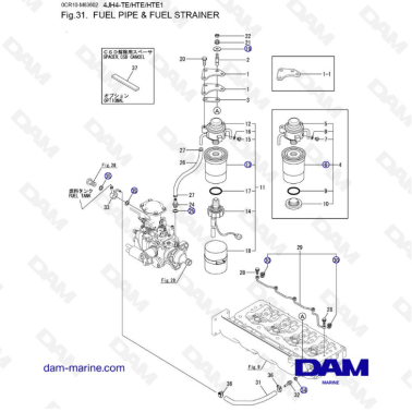 Yanmar 4JH4-TE - TUBERÍA DE...