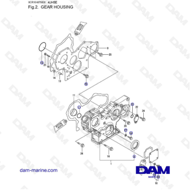 Yanmar 4JH5-E - CAJA DE...
