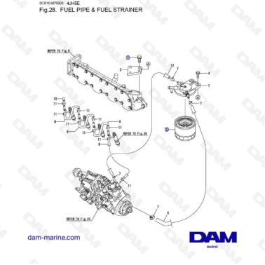 Yanmar 4JH5-E - TUBERÍA DE...