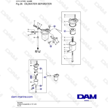 Yanmar 4JH5-E - OIL/WATER SEPARATER