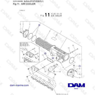 Yanmar 6LP-DTE - AIR COOLER