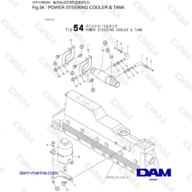 Yanmar 6LP-DTE - ENFRIADOR...