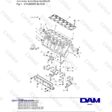 Yanmar 6LY2-STE - CYLINDER...