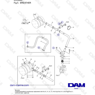 Yanmar 6LYA-STE - BREATHER