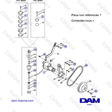 EXPLODED VIEW - MERCRUISER...