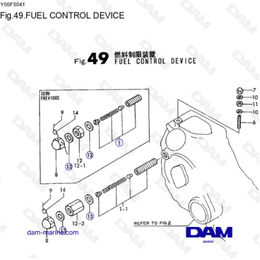 Yanmar 1GM10 - DISPOSITIVO...