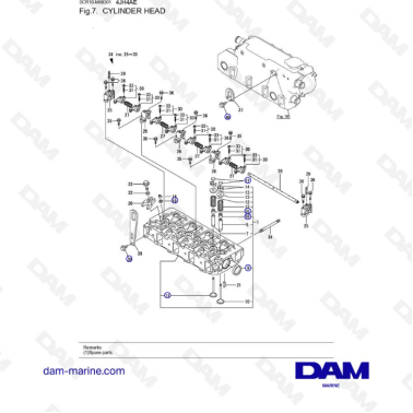 Yanmar 4JH4-AE - CABEZA DE...