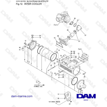 Yanmar 6LY2 - INTER COOLER