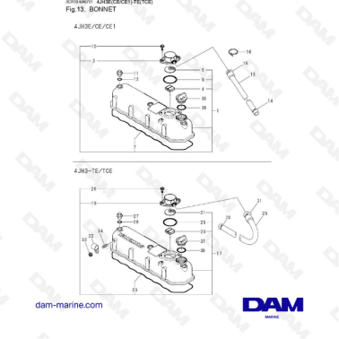 Yanmar 4JH3-E - TE - CAPÓ