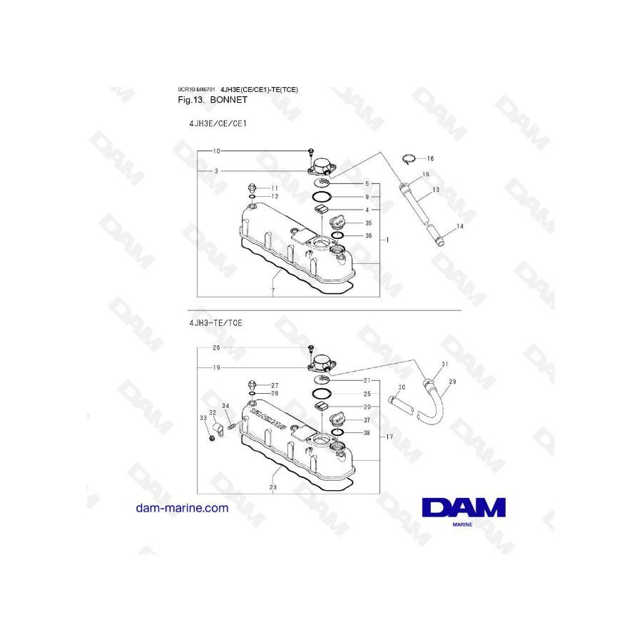 Yanmar 4JH3-E - TE - CAPÓ