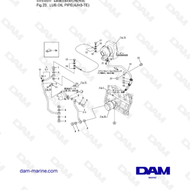 Yanmar 4JH3-TE - TUBO DE...