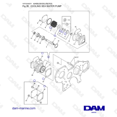 Yanmar 4JH3E - TE - BOMBA...