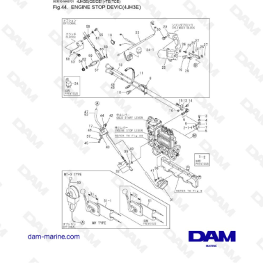 Yanmar 4JH3-E - ENGINE STOP...