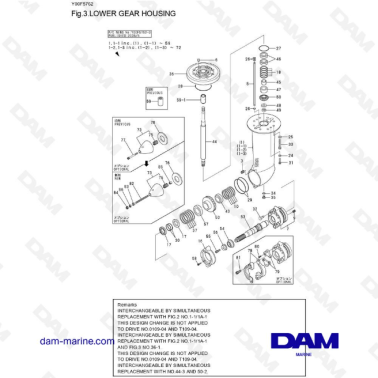 Yanmar SD40 - SD50 - LOWER...