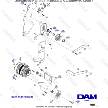 5.7L EFI GM350 V8...