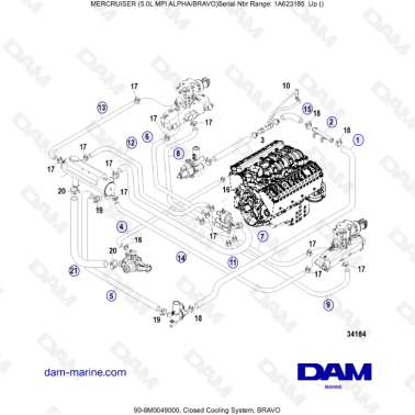 MERCRUISER 5.0L MPI...