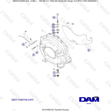 MERCRUISER 5.0L GM305 V8 -...