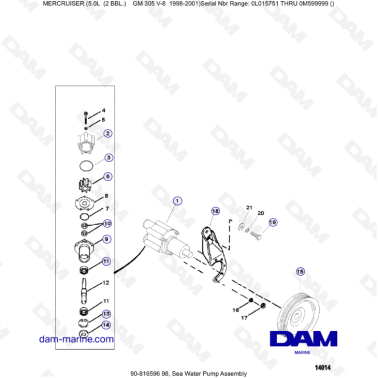 MERCRUISER 5.0L GM305 V8 -