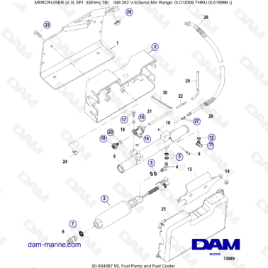 MERCRUISER 4.3L EFI - Bomba...