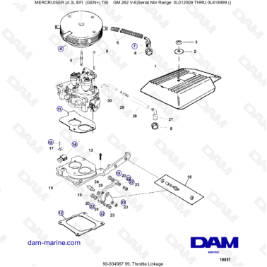 MERCRUISER 4.3L EFI -...