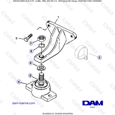 MERCRUISER 5.7LX EFI -...